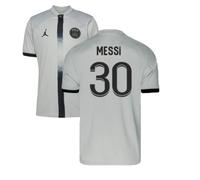 PSG Men's 2022-2023 Away Shirt MESSI 30 in Grey | Size: XL PSG Grey XL