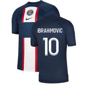 PSG Men's 2022 - 2023 Home Shirt - Ibrahimovic 10 in Navy | Size: XL PSG Navy XL