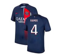 PSG Men's 2023-2024 Home Shirt Sergio Ramos 4 in Navy | Size: XL PSG Navy XL
