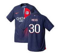 PSG Men's Mens 2023 - 2024 Home Match Authentic Shirt - Messi 30 in Navy | Size: Medium PSG Navy M