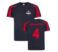 PSG Men's Sergio Ramos Paris Sports Training Jersey in Navy | Size: XL PSG Navy XL