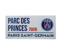 PSG Paris Saint Germain FC Official White Street Sign, Parc des Princes 75016