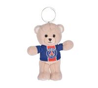 PSG - Plush Bear Keyring - 15 cm - Official Paris Saint-Germain Licence - Mini Plush Jersey Removable - PSG Accessory for Children and Adults Fans - Souvenir Gift Fan Football - DC4266