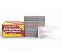 PSI Real Estate Practice Question Study Cards: PSI Real Estate Exam Prep 2024-2025 Practice Test Questions for the National License Exam [Full Colour Cards]