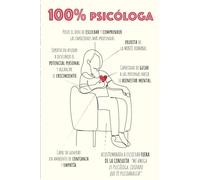 PSICÓLOGA TERAPEUTA REGALO CUADERNO DE NOTAS 100% LA PROFESIÓN QUE LLEVAS EN EL CORAZÓN. INTERIOR CUADERNO DE NOTAS 150 HOJAS RAYADAS.: TAPA BLANDA MATE SUAVE. PARTE TRASERA MOTIVO PROFESIÓN.