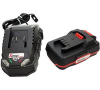 PSIDE Parkside® Battery Set 20 V with Battery 2Ah ""Pap 20 B1"" and Charger 2.4 A ""PLG 20 C1"", X 20 V Team, X20 V, Charging Time: Approx. 60 Minutes