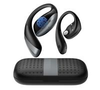PSIER True Translation Earbuds Real Time Bluetooth 5.4 Open Ear Headphones, 134 Language Translator Earbuds with Mic Clear Call, Audifonos Traductores Inglés Español for Travel Meeting Learning, Black