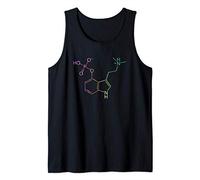 Psilocybin Molecule Rainbow Pride Shroom Drug Trippy Tank Top