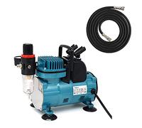 Psipro 1/5hp Airbrush Kit with Compressor Quiet Powerful for Airbrush Paint, Nails, Tattoo, Cake Painting,Airbrush Kit