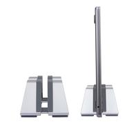 Psitek Adjustable Vertical Laptop Stand - 6061 Aluminum, Universal Fit for All Laptops (Up to 17 inches) - Fashion Design, Adjustable Width, Anti-Slip & Scratch-Resistant, Patented Design