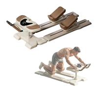 PSKJHN Crawling Machine, Spine Twist & Stretch Trainer, Back Stretcher Machine - 3 Adjustable Height & LED Counter, Multifunctional Spine Decompression Machine for Abdominal Waist & Core Training
