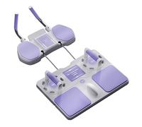 PSKJHN Foldable Fitness Board, Detachable Ab Trainer Machine with Automatic Rebound, Portable Pilates Reformer Board - Plank & Push-Up Trainer, Home Gym Equipment Purple,10.5 * 50 * 72cm