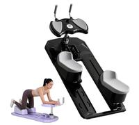 PSKJHN Spine Twist & Stretch Trainer, Adjustable Crawling Exercise Machine with LED Display & Phone Holder, Detachable Home Fitness Equipment for Back Stretching, Core & Full Body Workout