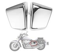 pslcustomerservic Battery Side Fairing Cover For Honda Shadow ACE 750 VT750 C D VT400 1997-2003, Silver Plastic, Left & Right