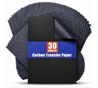 PSLER Carbon Paper for Tracing Graphite Transfer-Paper - 30 Pcs Black Graphite Paper for Tracing Drawing Patterns on Wood Projects Canvas Fabric Artist Lettering Sketch Drawing A4 8.27 X 11.81 Inch