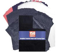 psler Carbon Paper Tracing Paper for Tracing I 90PCS Graphite Transfer-Paper and 60PCS Tracing-Paper - Graphite Paper Carbon Copy Paper for Wood,Craft,Canvas DIY A4 Size 8.5 X 11 Inch