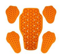 PSLER CE-1 Motorcycle Armor Back Pad and CE-2 Elbow Shoulder Protection Pad Set,Motorbike Armour Back Protector Insert,5PCS Safety Body Armour