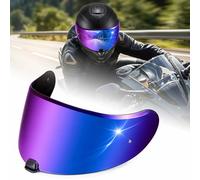 PSLER for HJ-20M Motorcycle Helmet Shield Replacement Visor Compatible with HJC FG-17, IS-17, FG-ST, C70, C70N, Anti-Scratch UV Protection Face Shield, Pinlock Ready(Rainbow)