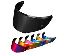 PSLER Helmet Visor for AGV New K3 (E2206),Only for S/M/L K3 Helmet Size - Tinted Motorcycle Visor Motorbike Helmet Face Shield Accessories Replacement(Dark Black)