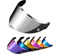 PSLER Helmet Visor for AGV Pista GP RR Pista GPR CORSA-R RACE 3 RACE 2,Tinted Visor Motorbike Helmet Face Shield Accessories(Deep Silver-mirror)