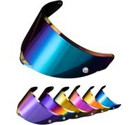 PSLER Helmet Visor for AGV Pista GP RR Pista GPR CORSA-R RACE 3 RACE 2,Tinted Visor Motorbike Helmet Face Shield Accessories(Rainbow)