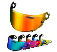 PSLER Helmet Visor for ARIA RX-7V Renegade-V RX-7X REO XD Regent-X VAS-V Corsair-X Quantum-X Signet-X Defiant-X Concept-X,Tinted Visor Motorbike Helmet Face Shield Accessories(Deep Gold Red)