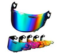 PSLER Helmet Visor for ARIA RX-7V Renegade-V RX-7X REO XD Regent-X VAS-V Corsair-X Quantum-X Signet-X Defiant-X Concept-X,Tinted Visor Motorbike Helmet Face Shield Accessories(Deep Gradual Red)