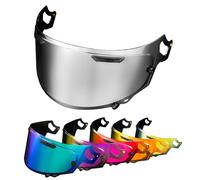 PSLER Helmet Visor for ARIA RX-7V Renegade-V RX-7X REO XD Regent-X VAS-V Corsair-X Quantum-X Signet-X Defiant-X Concept-X,Tinted Visor Motorbike Helmet Face Shield Accessories(Deep Silver-Mirror)