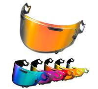 PSLER Helmet Visor for ARIA RX-7V Renegade-V RX-7X REO XD Regent-X VAS-V Corsair-X Quantum-X Signet-X Defiant-X Concept-X,Tinted Visor Motorbike Helmet Face Shield Accessories(Transparent Red)