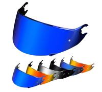 PSLER Helmet Visor for D-Skwal D-Skwal 2 Spartan - Tinted Motorcycle Visor Motorbike Helmet Face Shield Accessories Replacement(Deep Blue)