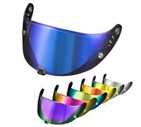 PSLER Helmet Visor for EXO 520 1400 R1 Tinted Visor for Scorpion EXO 391 520 1400 R1 Motorbike UV Protection Face Shield Replacement Accessories(Transparent Blue)