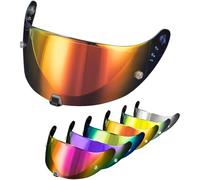 PSLER Helmet Visor for EXO 520 1400 R1 Tinted Visor for Scorpion EXO 391 520 1400 R1 Motorbike UV Protection Face Shield Replacement Accessories(Transparent Red)