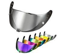 PSLER Helmet Visor for EXO 520 1400 R1 Tinted Visor for Scorpion EXO 391 520 1400 R1 Motorbike UV Protection Face Shield Replacement Accessories(Transparent Silver)