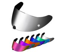 PSLER Helmet Visor for Exo R420(NOT compatible with R520) - Tinted Visor Motorbike UV Protection Face Shield Replacement Accessories(Silver-mirror)