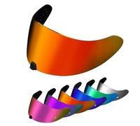 PSLER Helmet Visor for Exo R420(NOT compatible with R520) - Tinted Visor Motorbike UV Protection Face Shield Replacement Accessories(Deep Red)