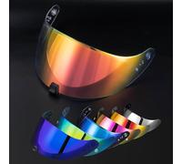 PSLER Helmet Visor for Exo R420(NOT compatible with R520) - Tinted Visor Motorbike UV Protection Face Shield Replacement Accessories(Transparent Red)