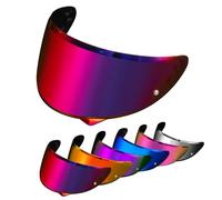 PSLER Helmet Visor for HJC HJ-34P C10 - Tinted Motorcycle Visor Motorbike Helmet Face Shield Accessories Replacement(Deep Purplish Red)