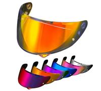 PSLER Helmet Visor for HJC HJ-34P C10 - Tinted Motorcycle Visor Motorbike Helmet Face Shield Accessories Replacement(Transparent Red)