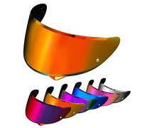 PSLER Helmet Visor for HJC HJ-34P C10 - Tinted Motorcycle Visor Motorbike Helmet Face Shield Accessories Replacement(Deep Red)