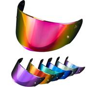 PSLER Helmet Visor for LS2 Outer FF320 Rapid FF353 Assault FF328 Stream FF800,Tinted Motorcycle Visor Motorbike Helmet Face Shield Accessories Replacement(Deep Rose Red)