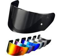 PSLER Helmet Visor for LS2 Outer FF320 Rapid FF353 Assault FF328 Stream FF800,Tinted Motorcycle Visor Motorbike Helmet Face Shield Accessories Replacement(Dark Black)