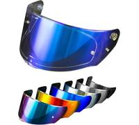 PSLER Helmet Visor for LS2 Outer FF320 Rapid FF353 Assault FF328 Stream FF800,Tinted Motorcycle Visor Motorbike Helmet Face Shield Accessories Replacement(Transparent Blue)