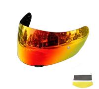 PSLER k1s Visor - k1 Helmet Visor k3 sv Tinted Visor k5 Face Shield Replacement for k1 k1s k3 sv k5,Anti-Fog Film + Deep Gold Red Visor