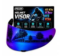 PSLER k1s Visor - k1 Helmet Visor k3sv Tinted Visor k5 Face Shield Replacement for k1 k1s k3sv k5,Rainbow
