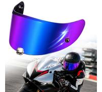 PSLER Motorcycle Helmet Visor for HJC RPHA 11 (Pro/Carbon) and RPHA 70 (ST/Carbon), Replacement Shield for HJ-26 HJ-26ST, UV Protection Anti-Scratch Face Shield, Pinlock Ready(Rainbow)