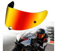 PSLER Motorcycle Helmet Visor for HJC RPHA 11 (Pro/Carbon) and RPHA 70 (ST/Carbon), Replacement Shield for HJ-26 HJ-26ST, UV Protection Anti-Scratch Face Shield, Pinlock Ready(Deep Gold Red)