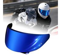 PSLER Motorcycle Helmet Visor Replacement for HJC HJ-38 Shield, Fits i71 F71 Full Face Helmets, Anti-Scratch UV Protection, Pinlock Ready(Deep Blue)