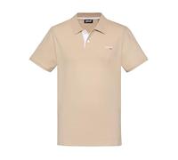 PSMILTON Fancy Pate Logo Polo Schott,PSMILTON, Beige, XL