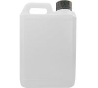PSN HDPE 5 Litre Jerry Can Food-Grade Clear Plastic Water Tanks/Liquid Storage Container Bottles Comes With Tamper Evident Black Cap Available in 4 sizes 500ml-5 Litre (Black Lid, 5L (Pack of 20))