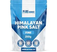 PSN Himalayan Rose Pink Salt Fine Zero Additives & 100% Pure Organic Natural Unrefined Pink Salt Food Grade Cooking and Detoxification (250g)